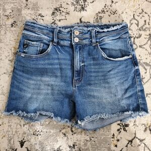 Frayed Denim Shorts